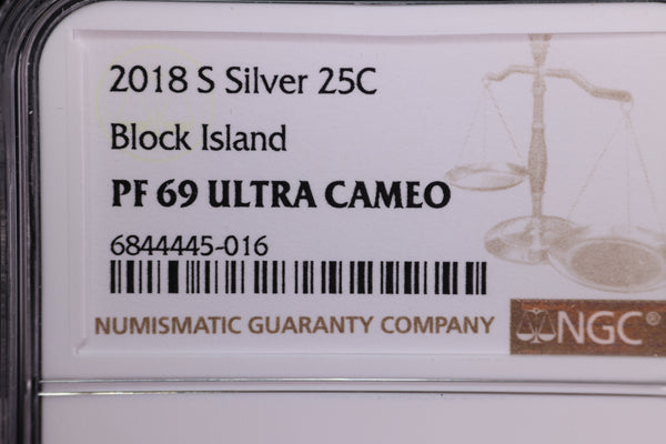 2018-S National Park Silver Proof Quarter, NGC Certified, Store Sale #230826066