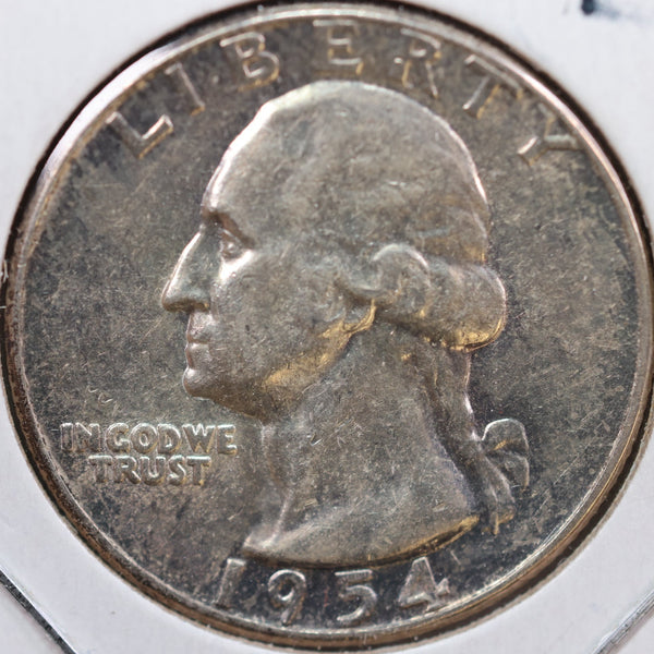 1954 Washington Quarter, Mint State Uncirculated Coin, Store #QR1038