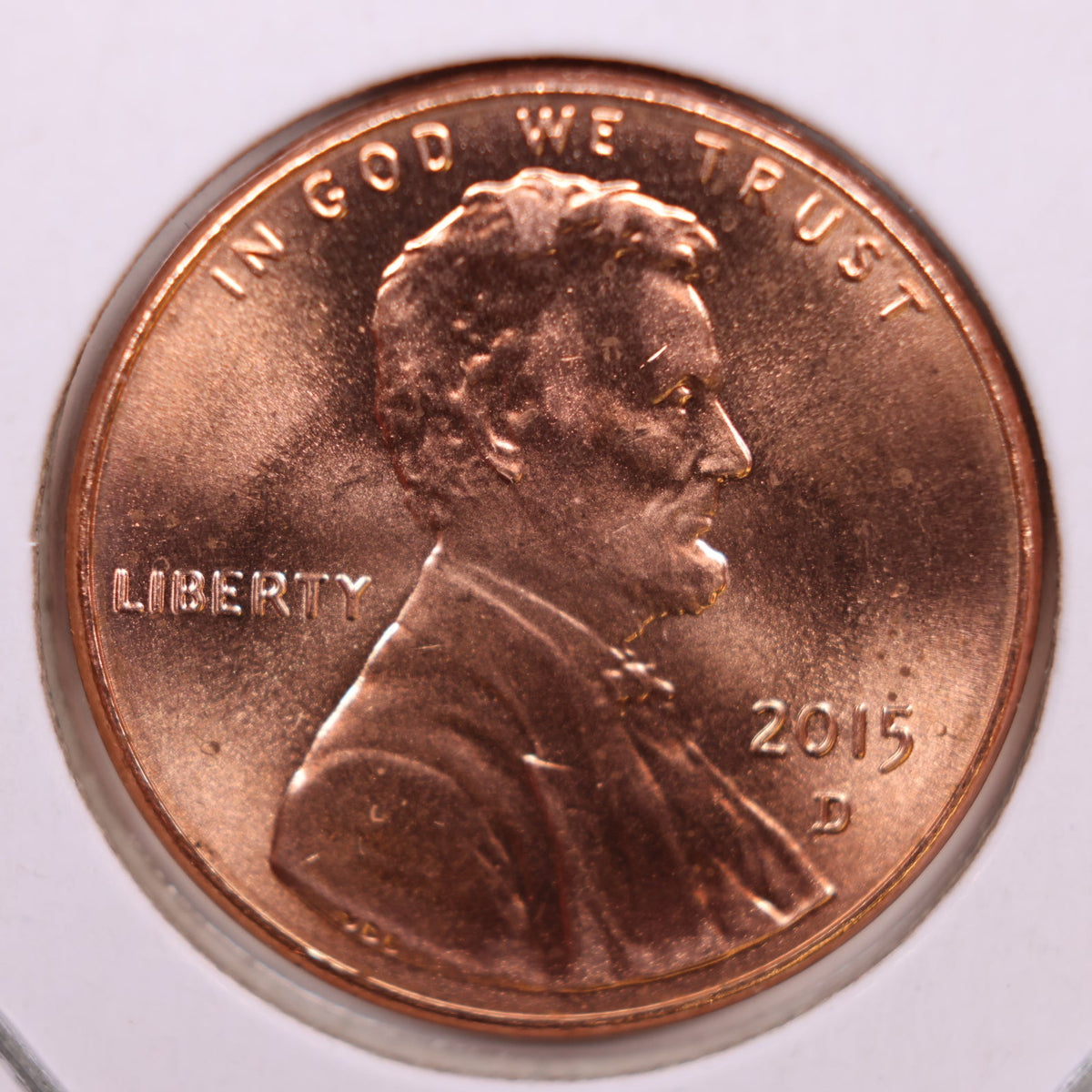 2015-D Lincoln Shield Cent, Uncirculated Coin, Store #CT1820