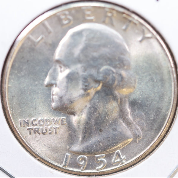 1954-S Washington Quarter, Mint State Uncirculated Coin, Store #QR1040