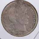 1900 Barber Silver Half Dollar, Good Circulated Coin, Store