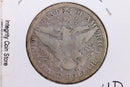 1900 Barber Silver Half Dollar, Good Circulated Coin, Store