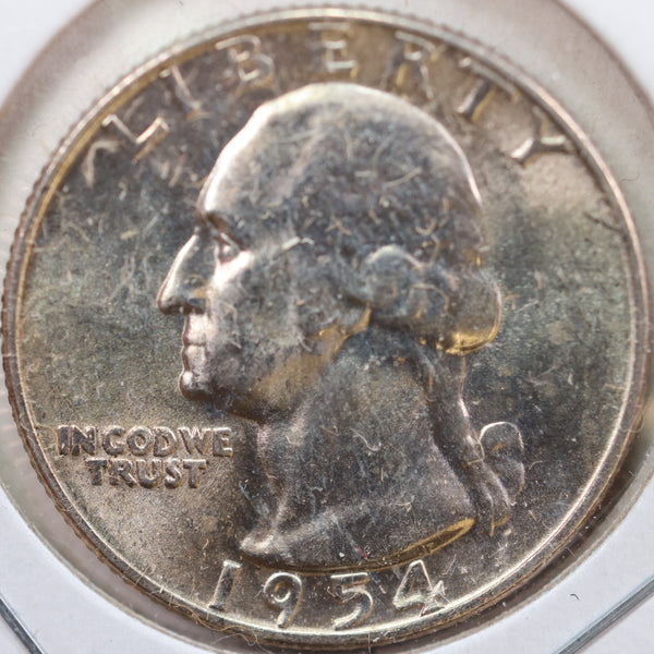 1954-S Washington Quarter, Mint State Uncirculated Coin, Store #QR1043