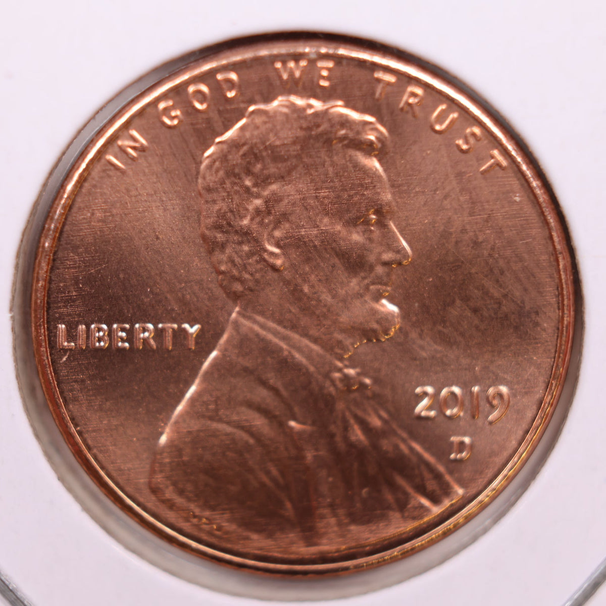 2019-D Lincoln Shield Cent, Uncirculated Coin, Store #CT1826