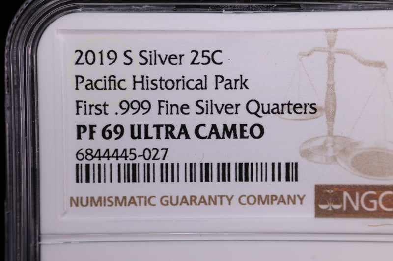 2018-S National Park Silver Proof Quarter, NGC Certified, Store Sale
