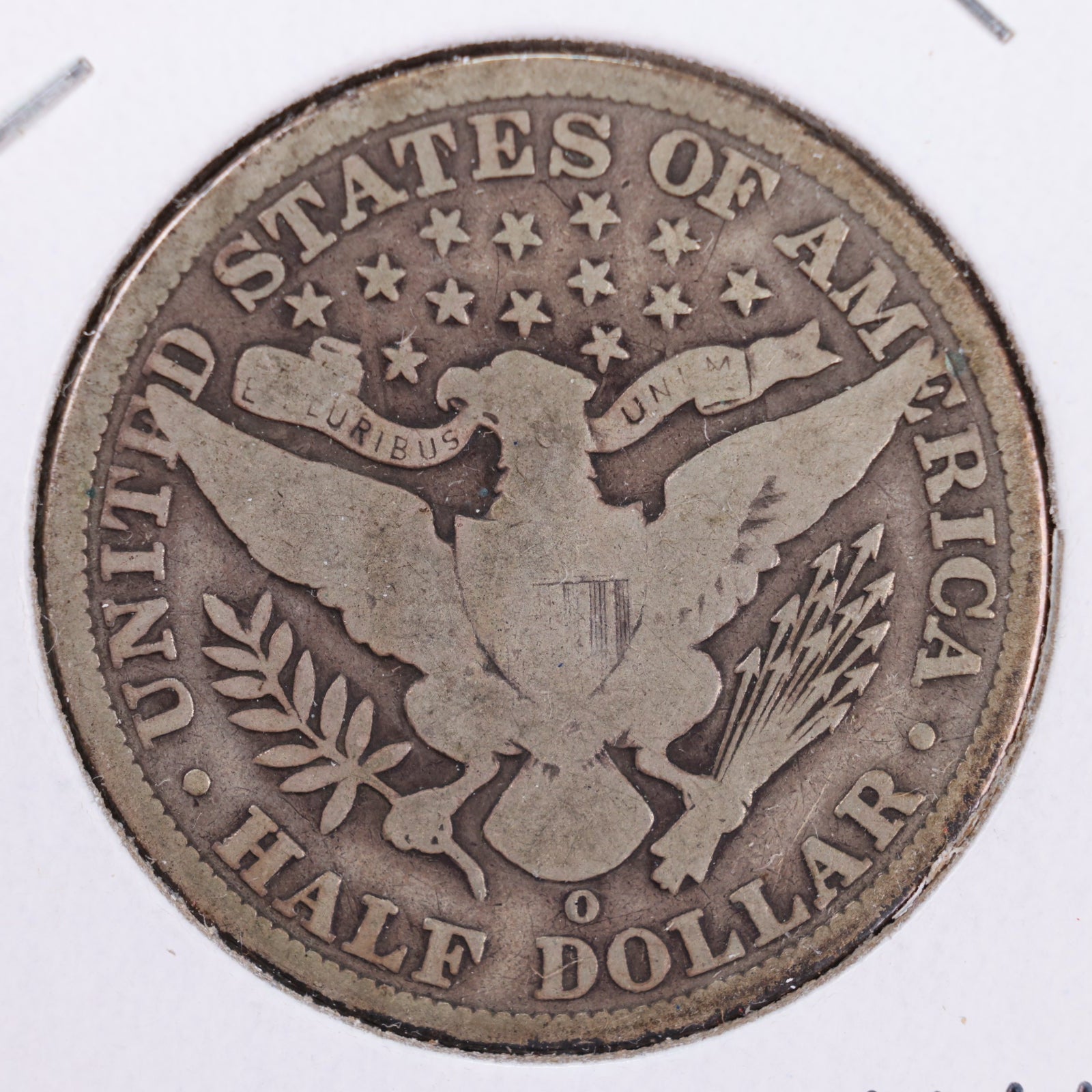1900-O Barber Silver Half Dollar, Very Good Circulated Coin, Store #HR036
