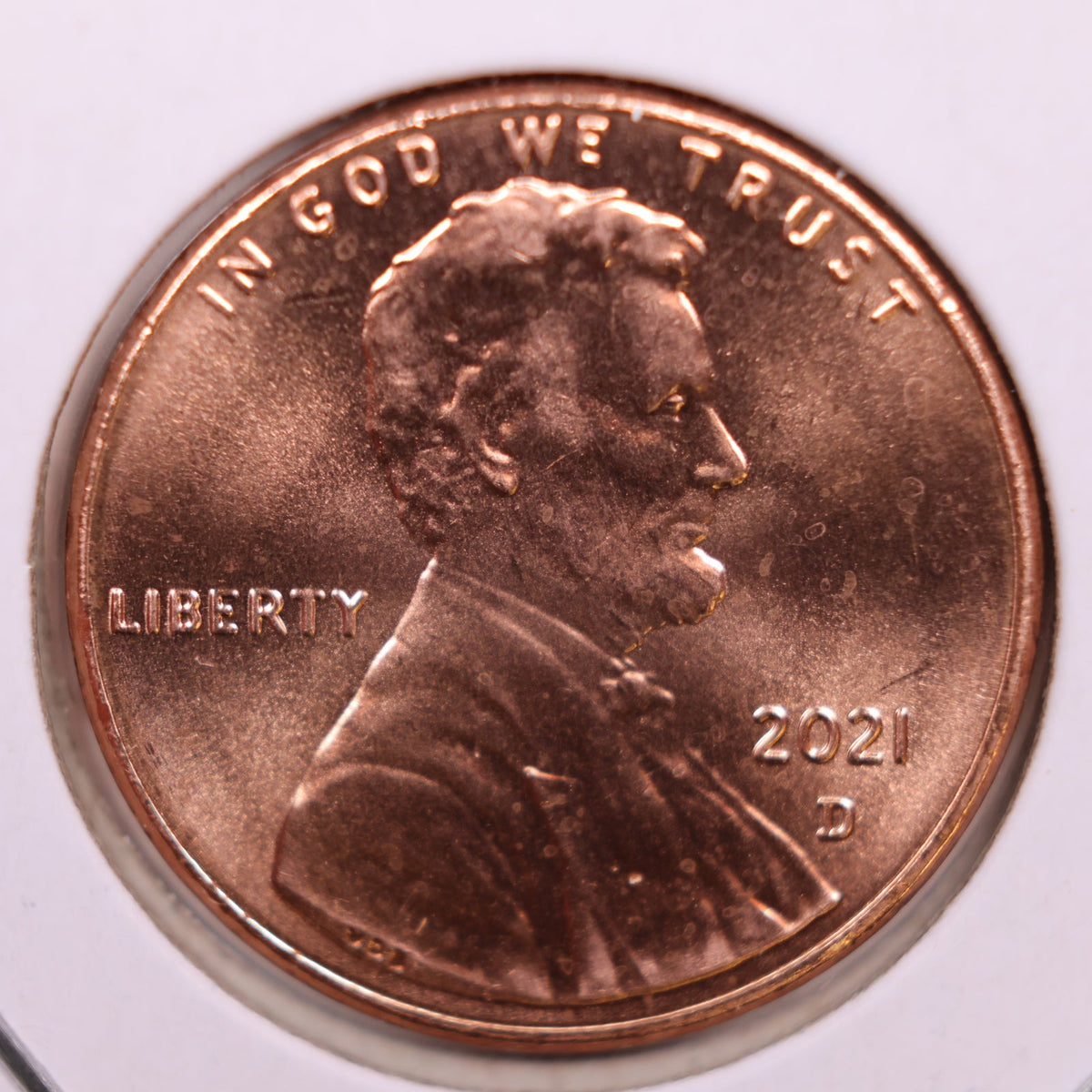 2021-D Lincoln Shield Cent, Uncirculated Coin, Store #CT1831