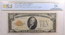 1928 $10, Gold Certificate, Fr# 2400, PCGS Graded VF-20, Store Sale #GCE004.