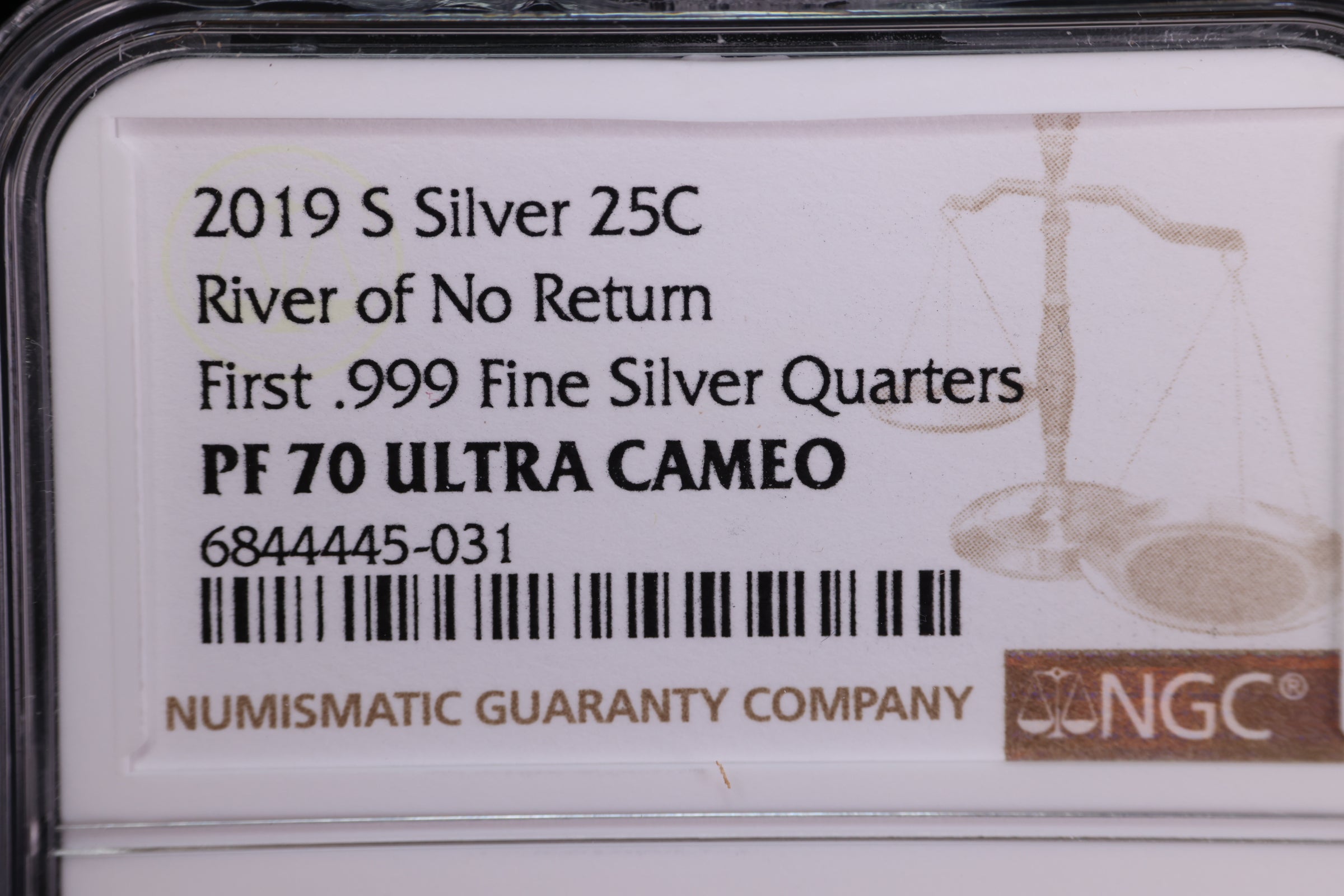 2019-S National Park Silver Proof Quarter, NGC Certified, Store Sale #230826076