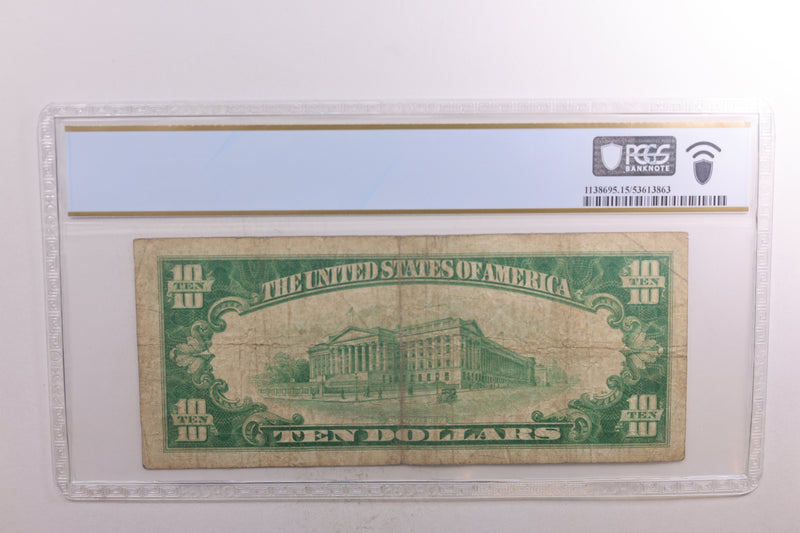 1928 $10, Gold Certificate, Fr# 2400, PCGS Graded Fine-15, Store Sale #GCE006