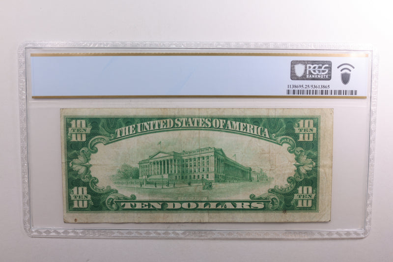 1928 $10, Gold Certificate, Fr# 2400, PCGS Graded VF-25, Store Sale #GCE008.