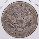 1901 Barber Silver Half Dollar., Very Fine., Circulated Coin., Store