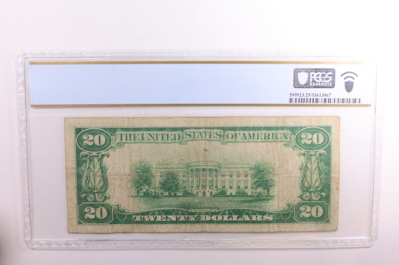 1928 $20, Gold Certificate, Fr# 2402, PCGS Graded VF-25, Store Sale #GCE010.
