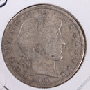 1901-O Barber Silver Half Dollar., Good., Circulated Coin., Store