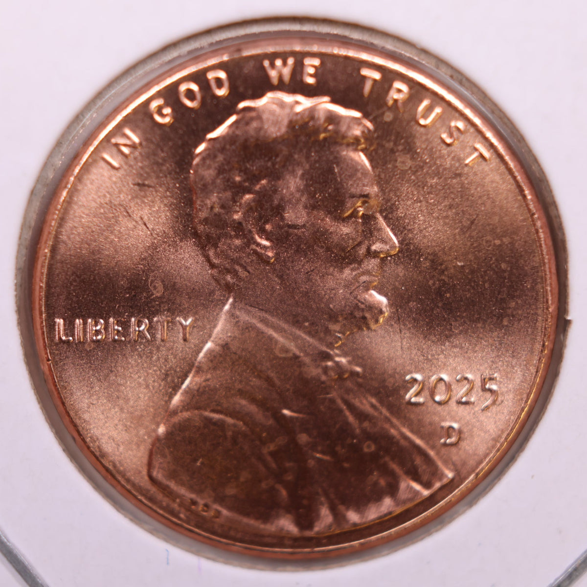 2025-D Lincoln Shield Cent, Uncirculated Coin, Store #CT1840