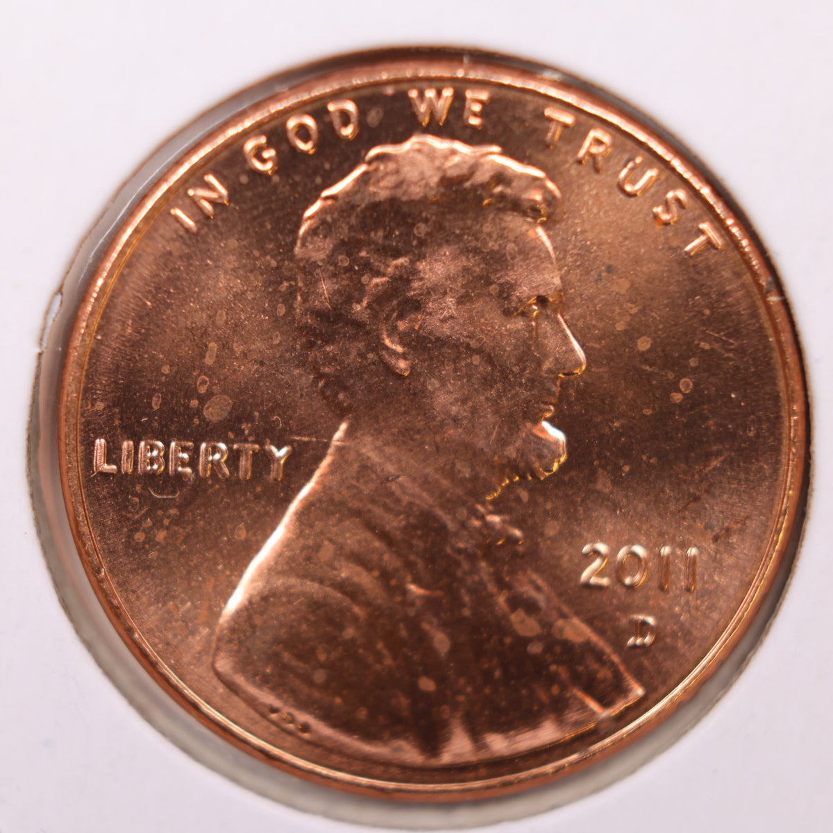 2011-D Lincoln Shield Cent, Uncirculated Coin, Store #CT1812