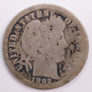 1892-O Barber Silver Dime, Good Circulated Coin, Store
