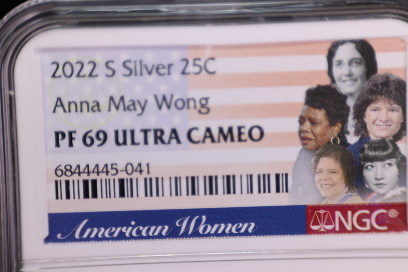 2022-S Proof Silver American Women Quarter. NGC Certified. Store