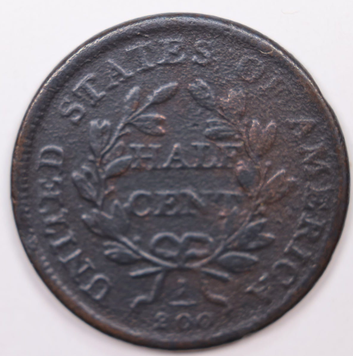 1808 Draped Bust Half-Cent, Very Fine Detailed Circulated Coin Store #HT0039.