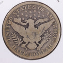 1902 Barber Silver Half Dollar., Very Good., Circulated Coin., Store