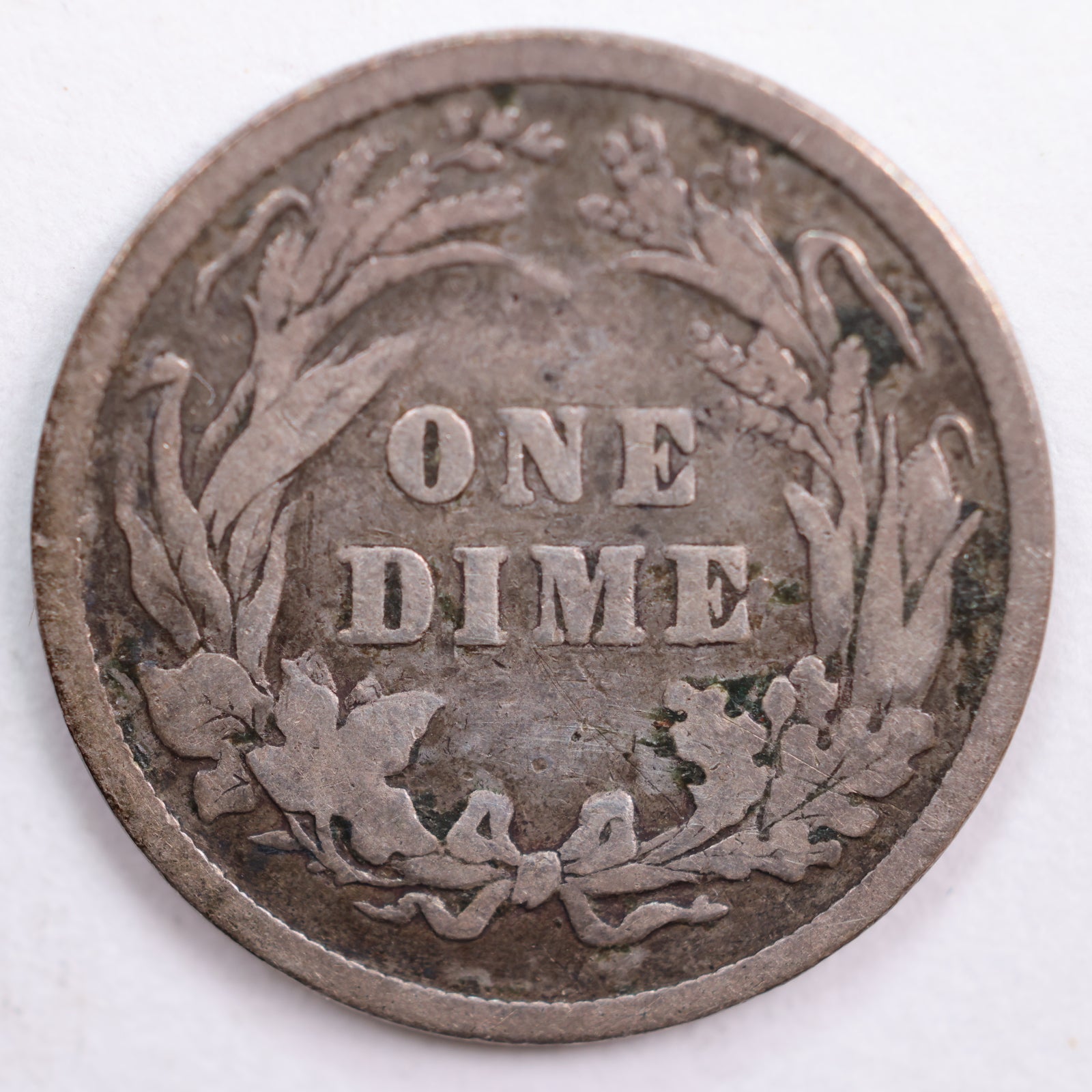 1894 Barber Silver Dime, Very Good Circulated Coin, Store #DE0514