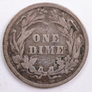 1894 Barber Silver Dime, Very Good Circulated Coin, Store