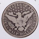 1902 Barber Silver Half Dollar., Very Good., Circulated Coin., Store