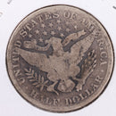 1902 Barber Silver Half Dollar., Very Good., Circulated Coin., Store
