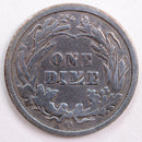 1897-O Barber Silver Dime, Very Good+ Circulated Coin, Store