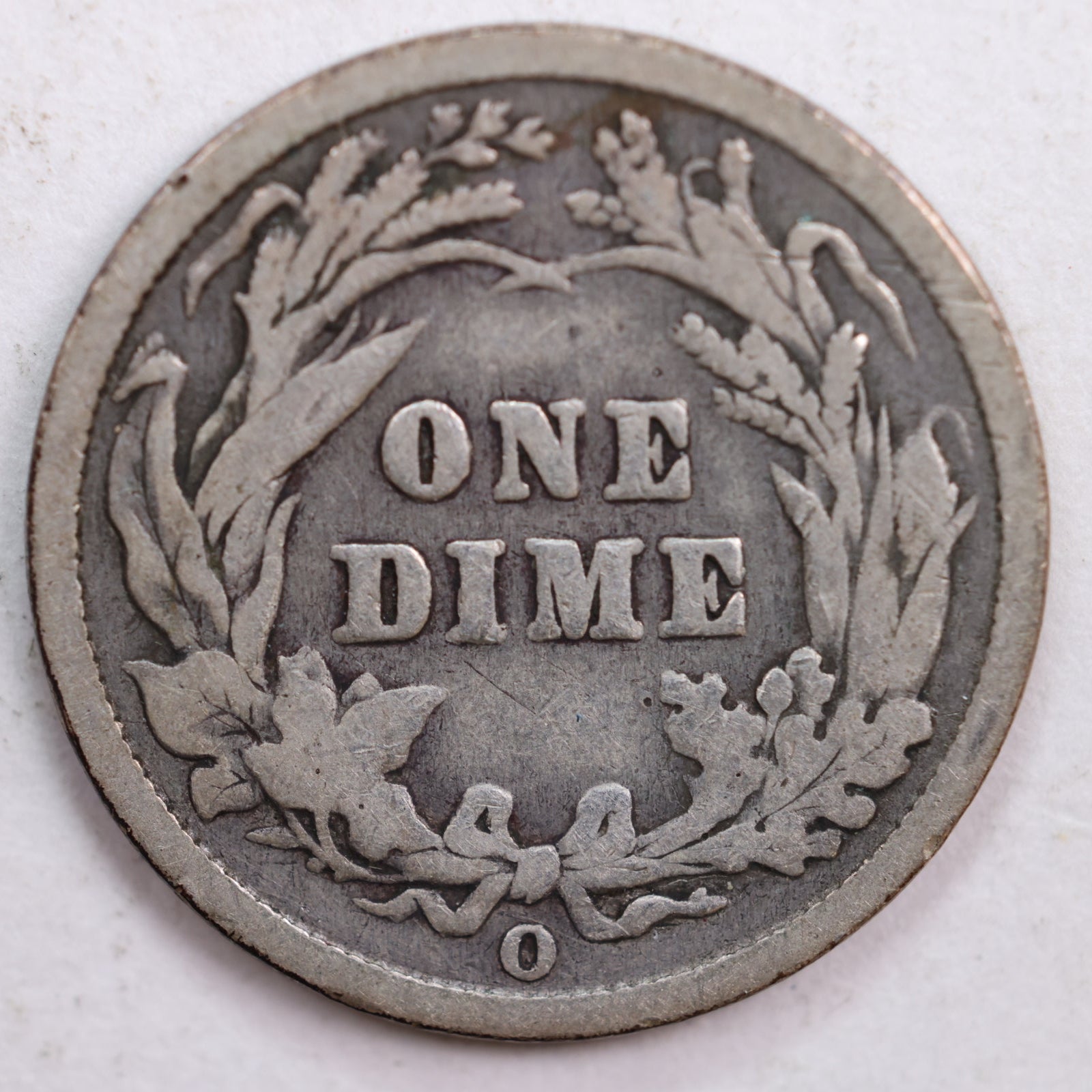 1898-O Barber Silver Dime, Very Good Circulated Coin, Store #DE0505