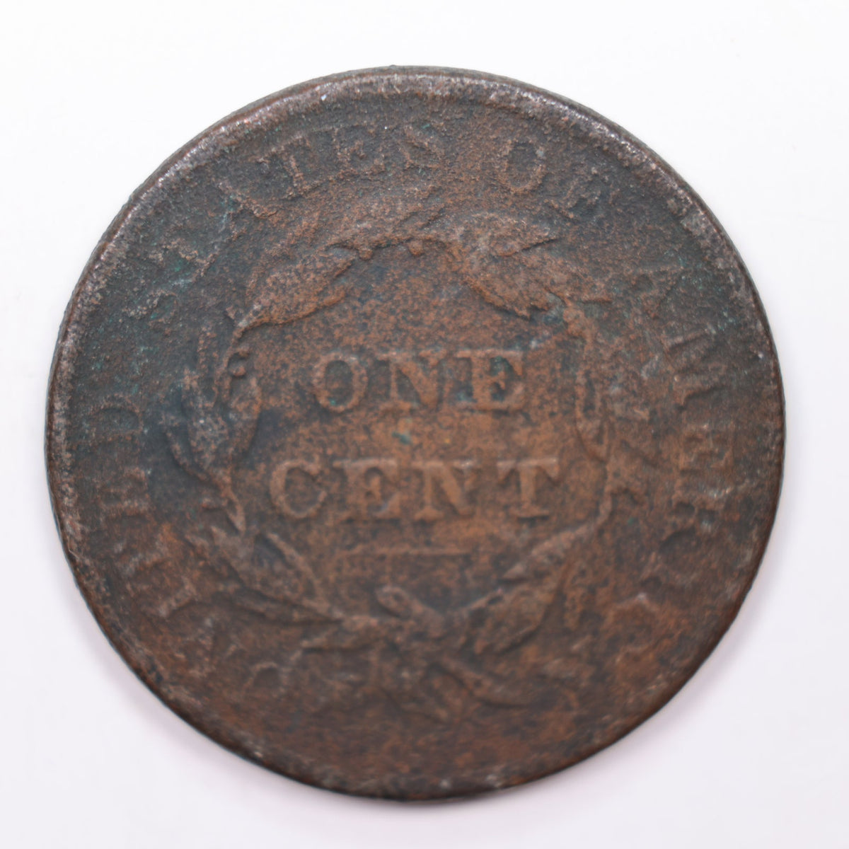 1837 Coronet Head Large Cent, Very Fine Detailed Circulated Coin, Store #CT026.