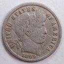 1899 Barber Silver Dime, Very Good Circulated Coin, Store