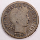 1899-O Barber Silver Dime, Very Good Circulated Coin, Store
