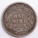 1899 Barber Silver Dime, Fine Circulated Coin, Store