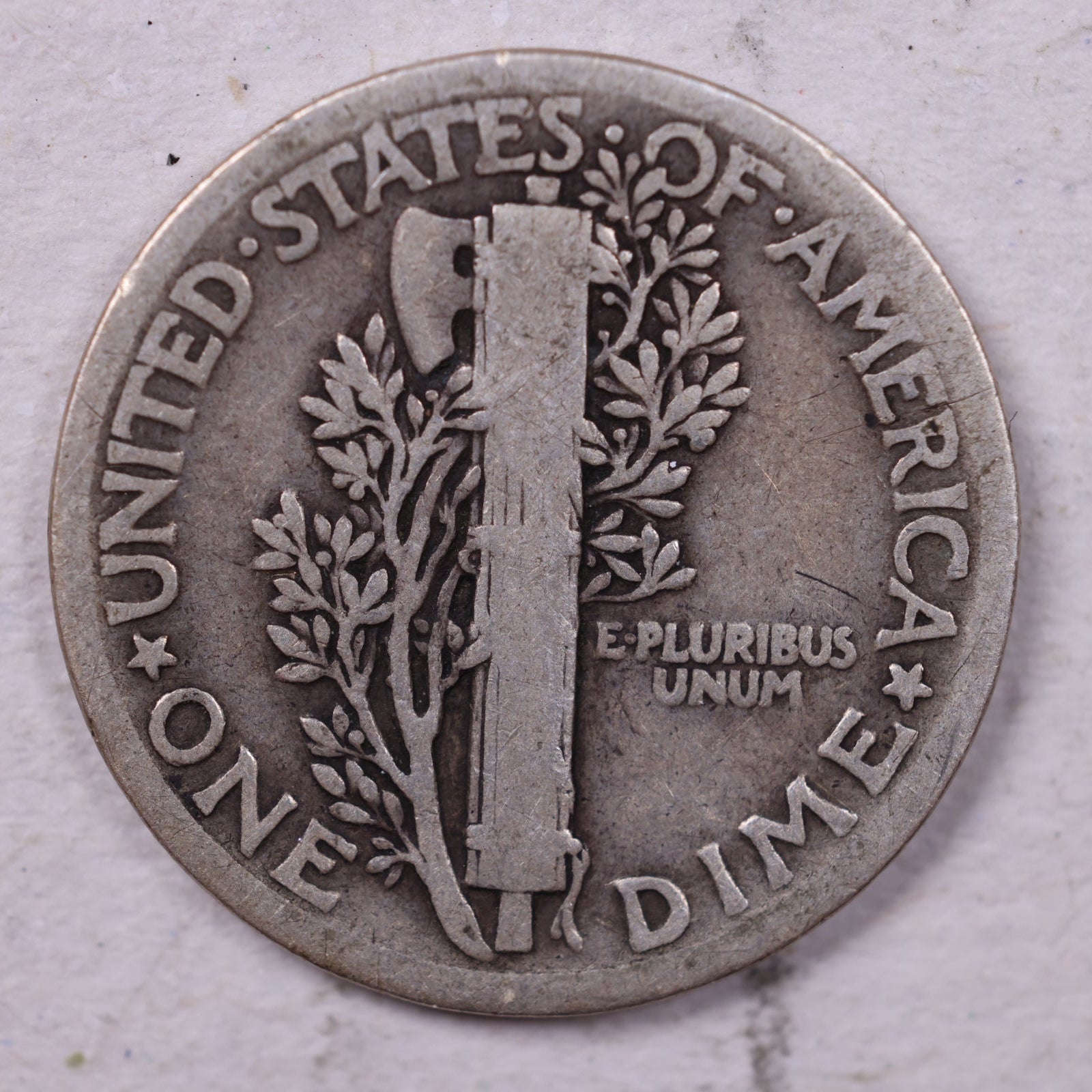 1916 Mercury Dime, Very Good Circulated Coin, Store #19693