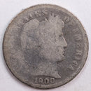 1900 Barber Silver Dime, Abt Good Circulated Coin, Store