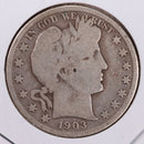 1903-O Barber Silver Half Dollar., Very Good., Circulated Coin., Store