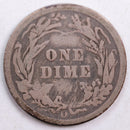 1900-O Barber Silver Dime, Very Good Circulated Coin, Store
