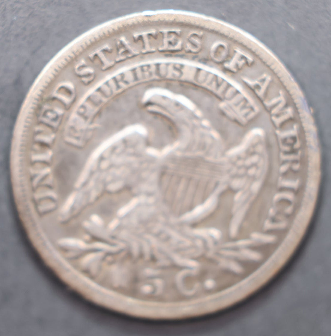 1837 Cap Bust Half Dime, Very Fine Circulated Coin, Store #HE075.