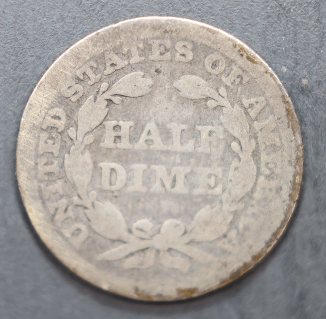 1841 Seated Liberty Half Dime, Good +, Store #HE077.