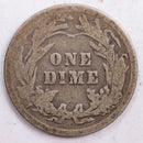 1903 Barber Silver Dime, Good Circulated Coin, Store