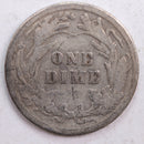 1903 Barber Silver Dime, Good Circulated Coin, Store
