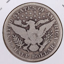 1904-S Barber Silver Half Dollar., Very Good., Circulated Coin., Store
