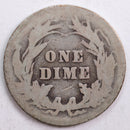 1903 Barber Silver Dime, Abt Good Circulated Coin, Store