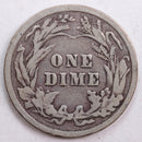 1904 Barber Silver Dime, Very Good Circulated Coin, Store