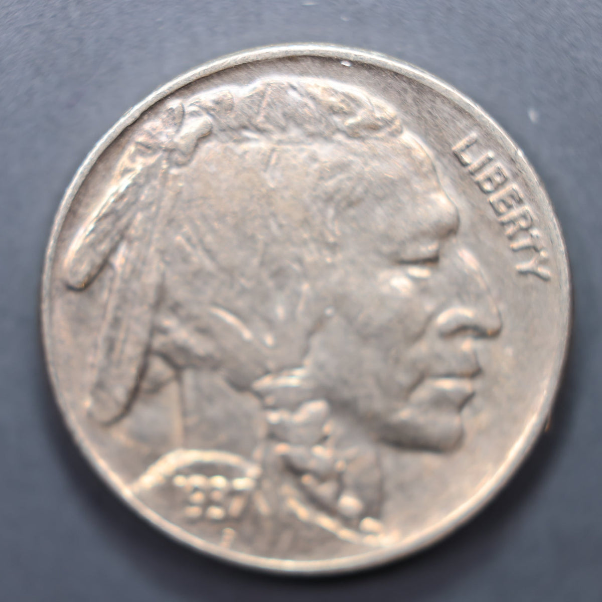 1937 Buffalo Nickel,  Mint State, Uncirculated Coin.  Store #NL040.