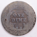 1905-O Barber Silver Dime, Fair Circulated Coin, Store