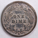 1905-S Barber Silver Dime, Very Good Circulated Coin, Store