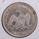 1858-O Seated Liberty Silver Half Dollar., About Uncirculated., Coin., Store
