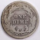 1905-S Barber Silver Dime, Very Good Circulated Coin, Store